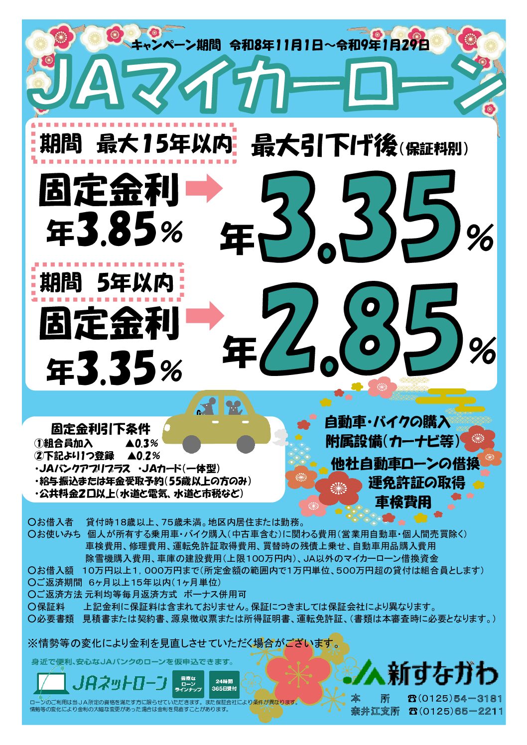 マイカーローンキャンペーン